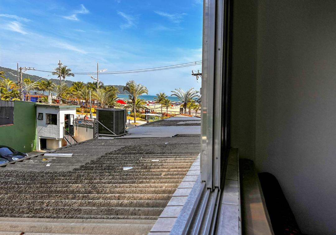 Otimo Loft Pe Na Areia Na Praia Da Guilhermina Sp Apartment Praia Grande  Ngoại thất bức ảnh