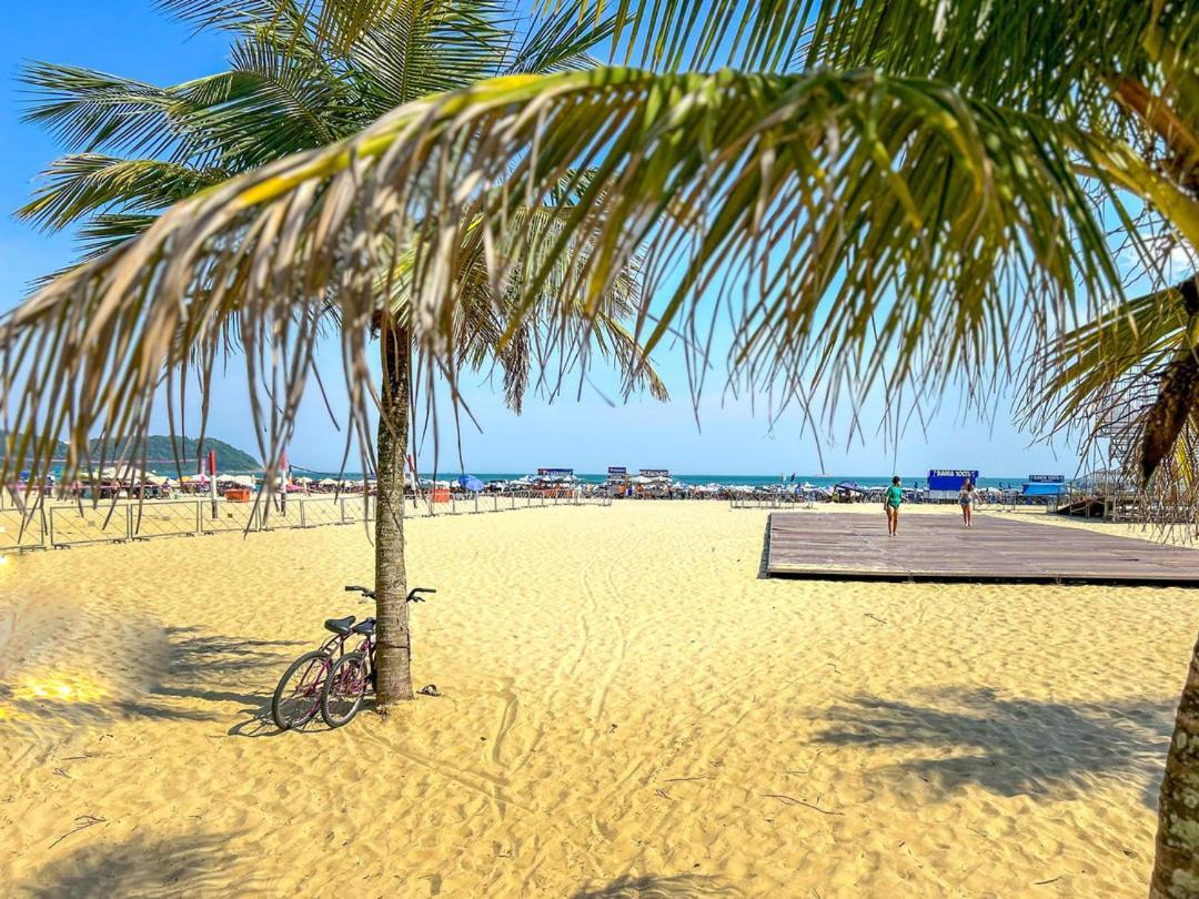 Otimo Loft Pe Na Areia Na Praia Da Guilhermina Sp Apartment Praia Grande  Ngoại thất bức ảnh